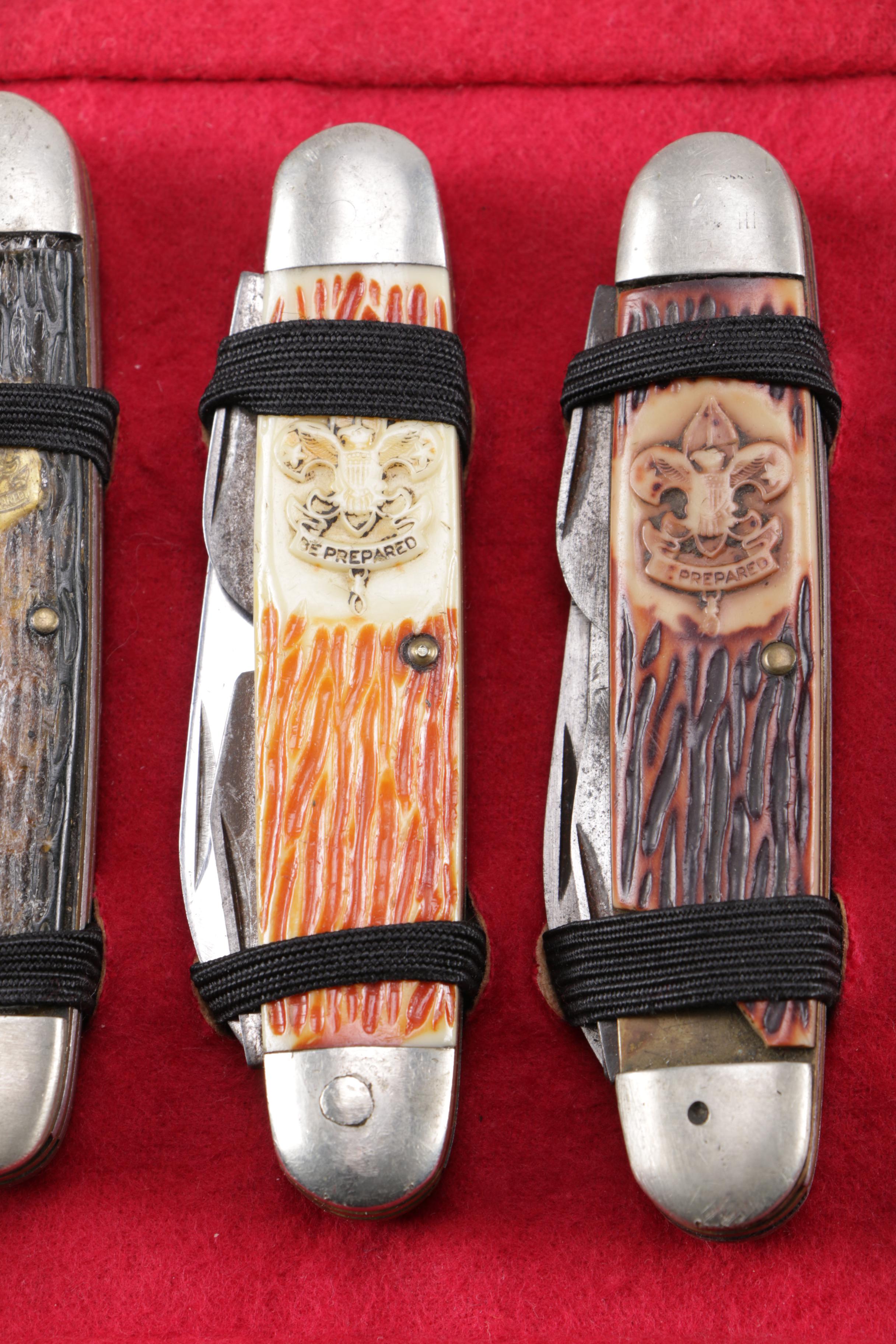 Vintage Boy Scout Pocket Knife Collection