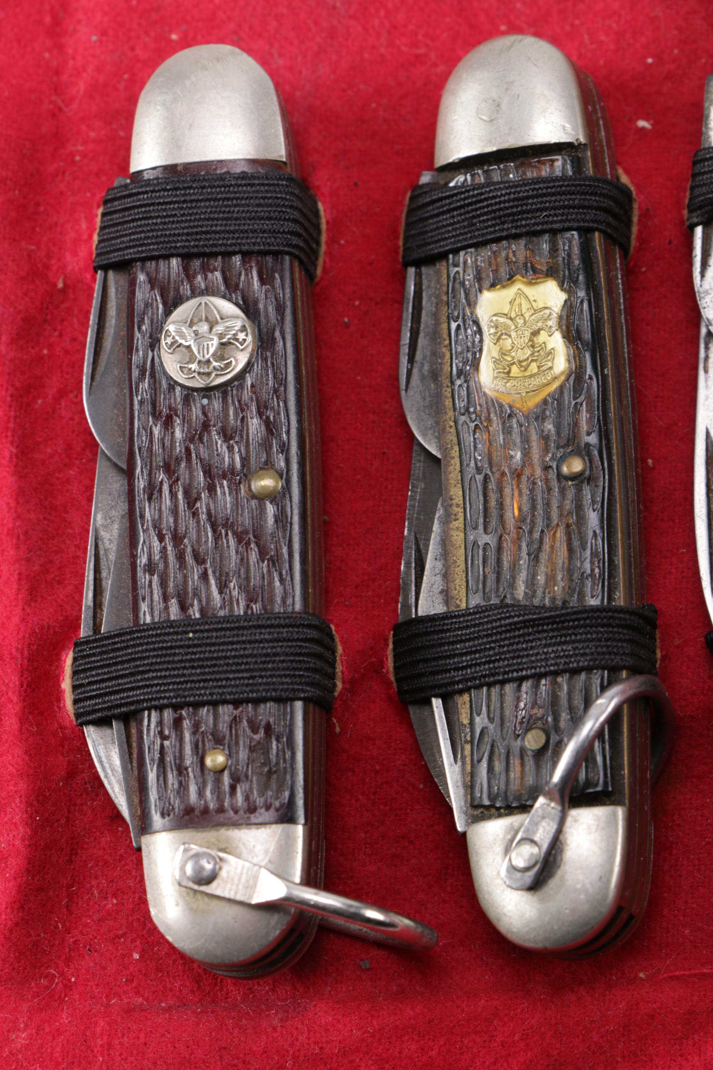 Vintage Boy Scout Pocket Knife Collection
