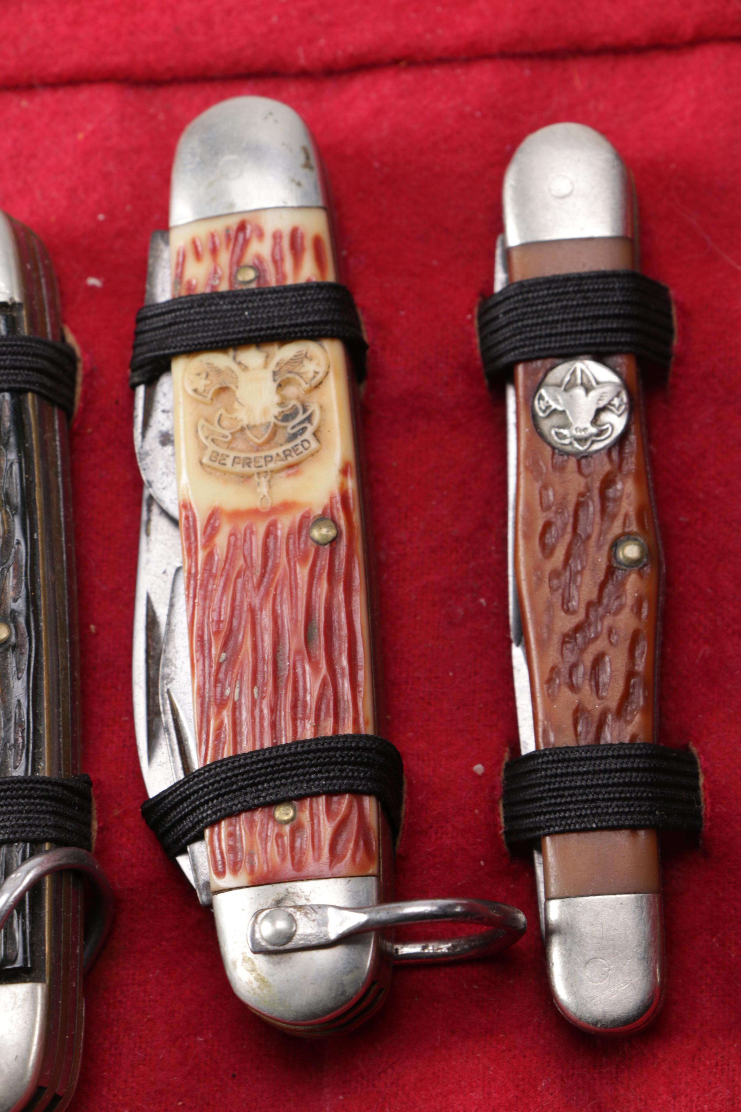 Vintage Boy Scout Pocket Knife Collection