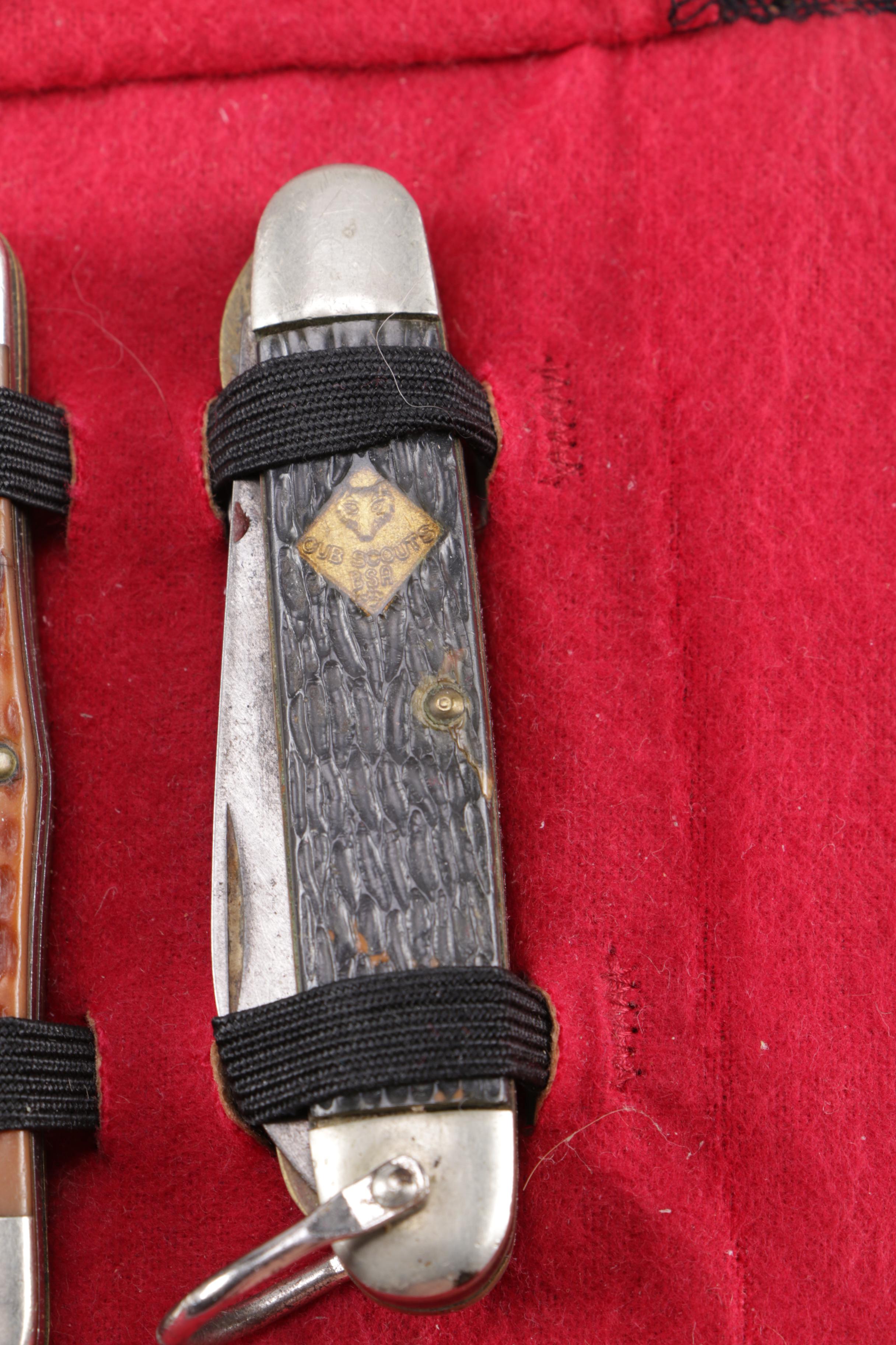 Vintage Boy Scout Pocket Knife Collection