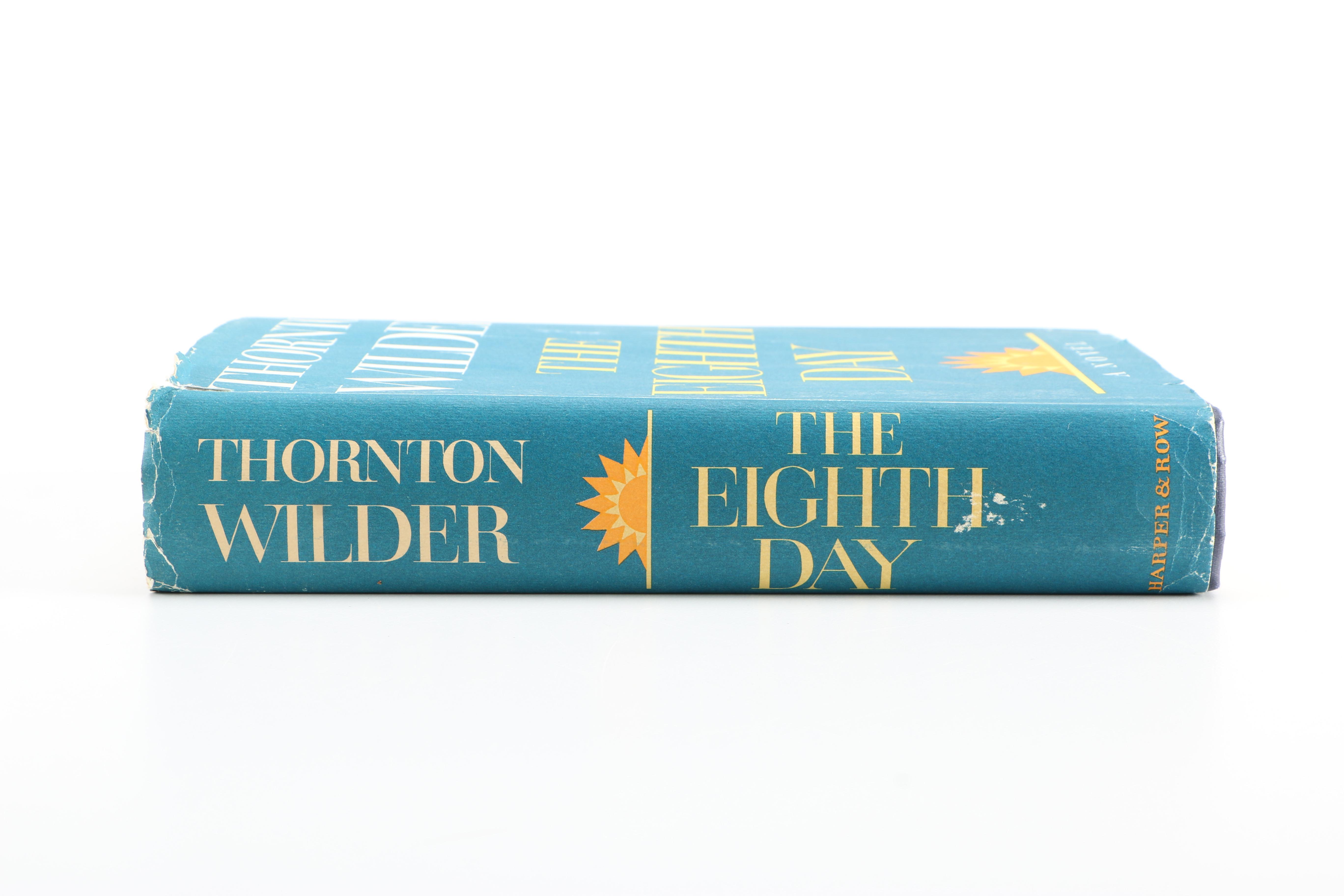 1967 First Edition "The Eighth Day" by Thornton Wilder