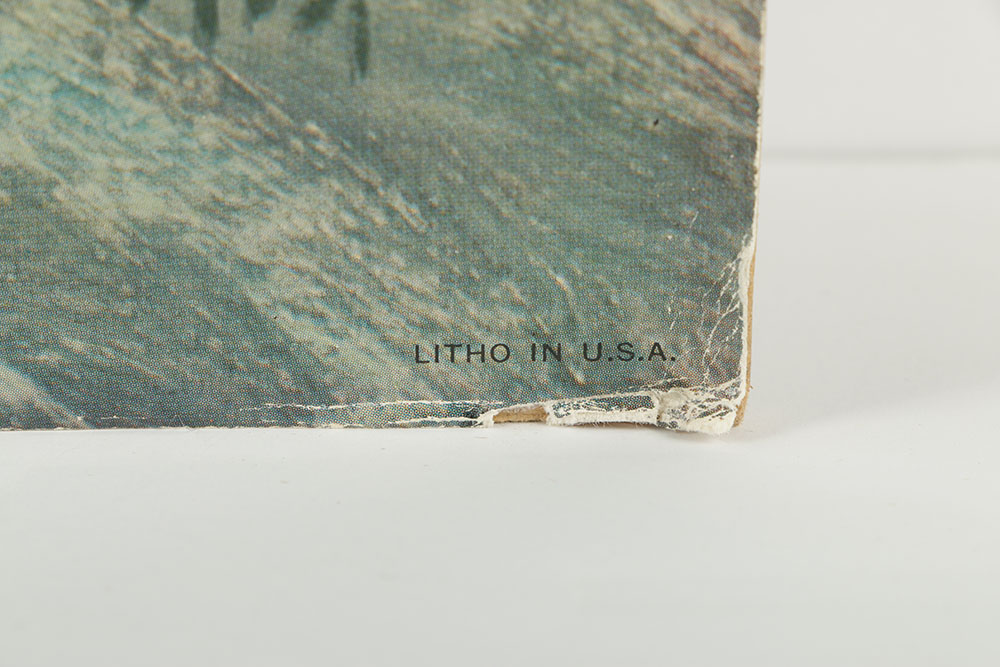 Reproduction Offset Lithograph Poster of a Mountainous Landscape