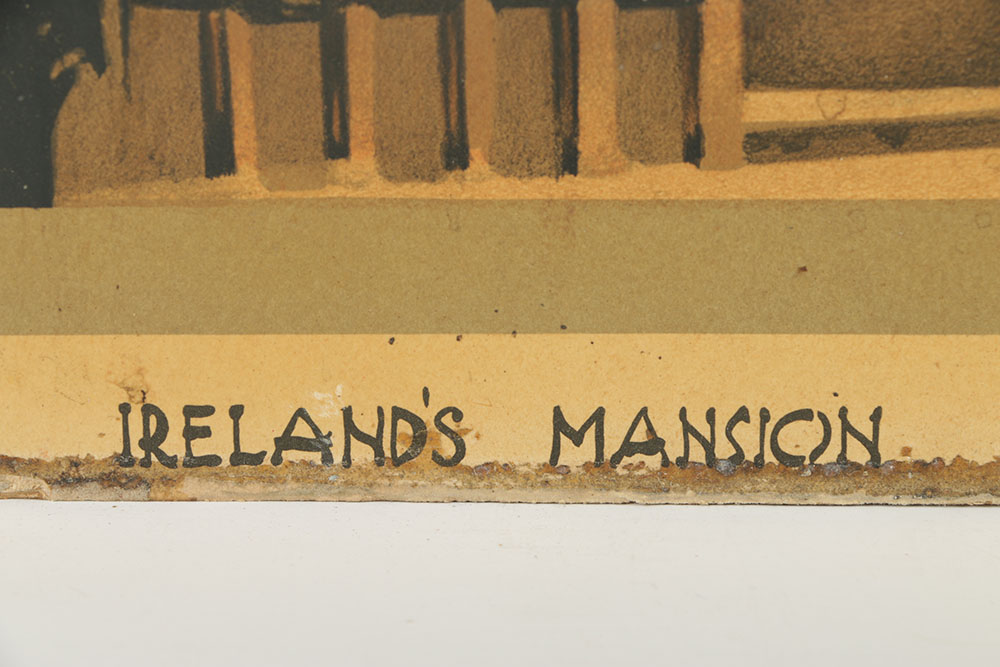 After Claude Buckle Lithograph Poster "Ireland's Mansion"