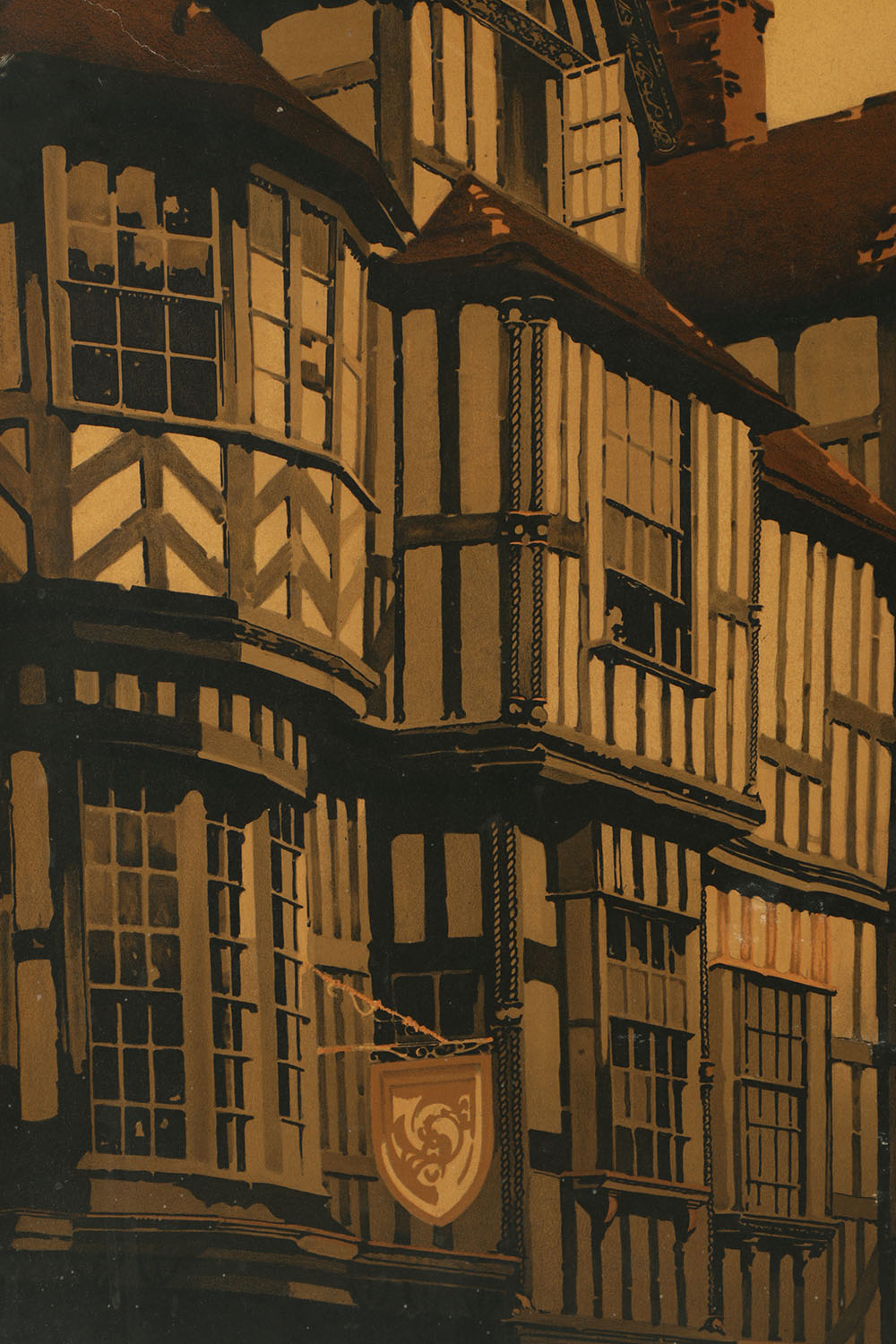 After Claude Buckle Lithograph Poster "Ireland's Mansion"