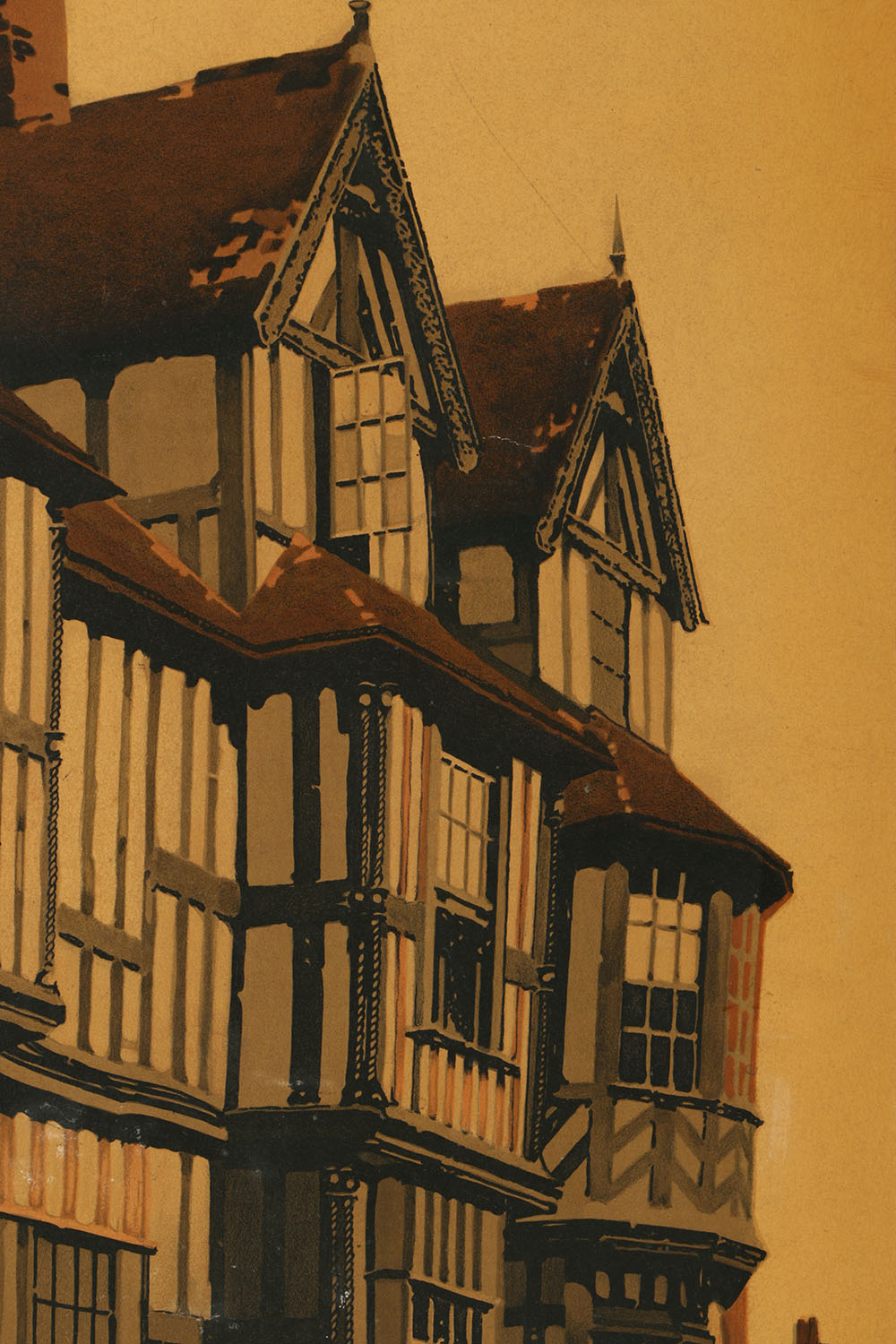 After Claude Buckle Lithograph Poster "Ireland's Mansion"