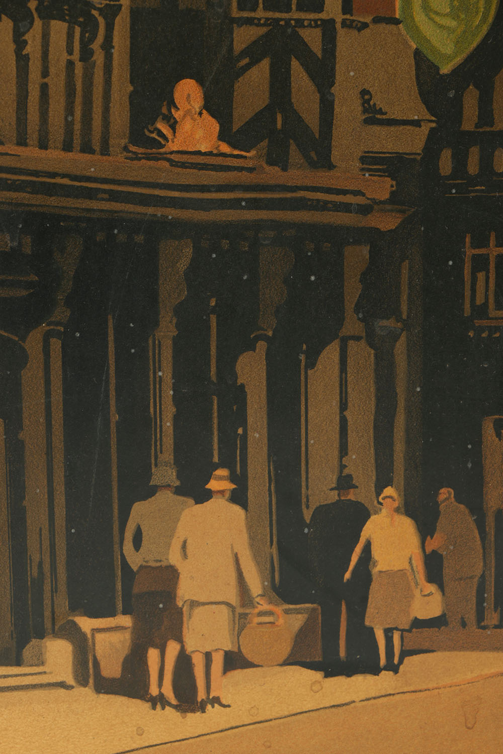 After Claude Buckle Lithograph Poster "Ireland's Mansion"