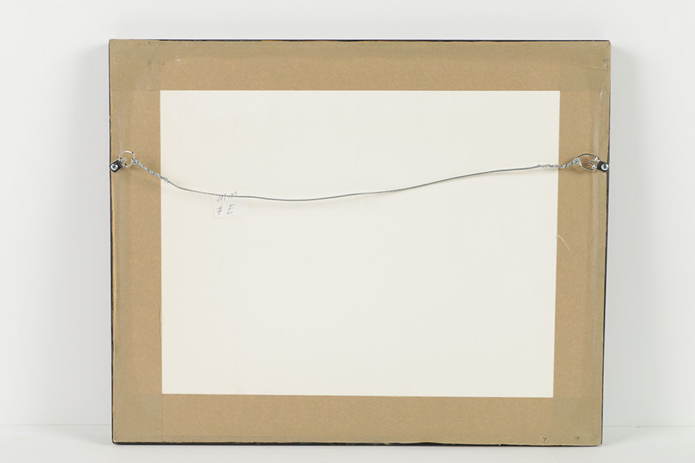 J. E Rummel Pastel Drawing on Paper of Benjamin Franklin