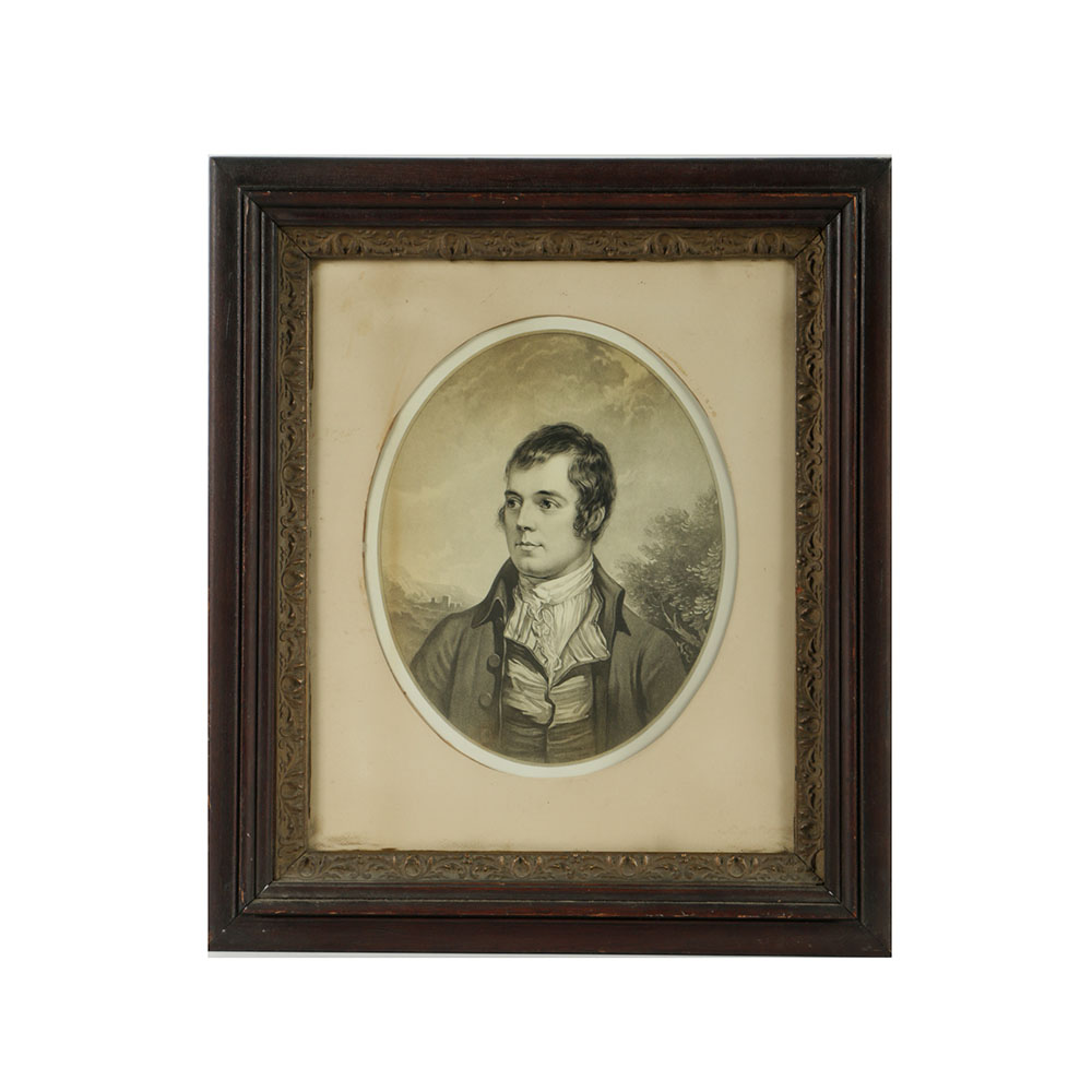 After Alexander Nasmyth Chromolithograph "Portrait of Robert Burn