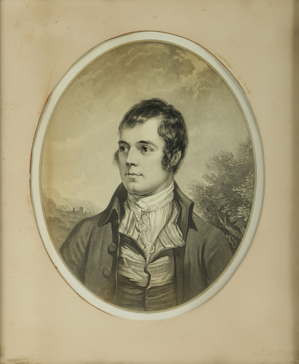 After Alexander Nasmyth Chromolithograph "Portrait of Robert Burn