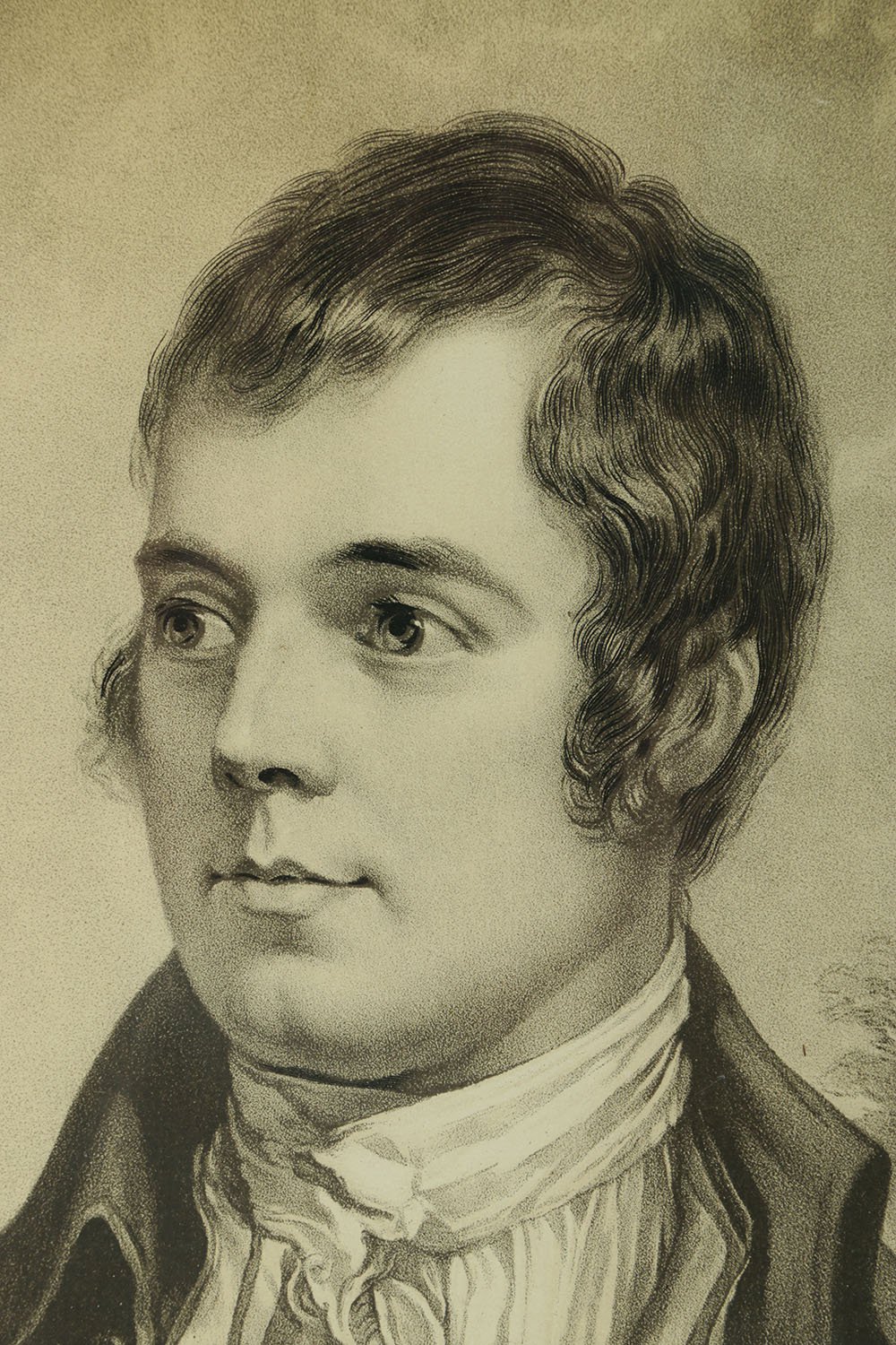 After Alexander Nasmyth Chromolithograph "Portrait of Robert Burn