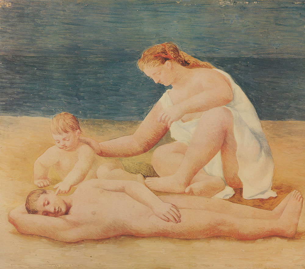 After Picasso Limited Edition Offset Lithograph "Famille au bord de la mer"