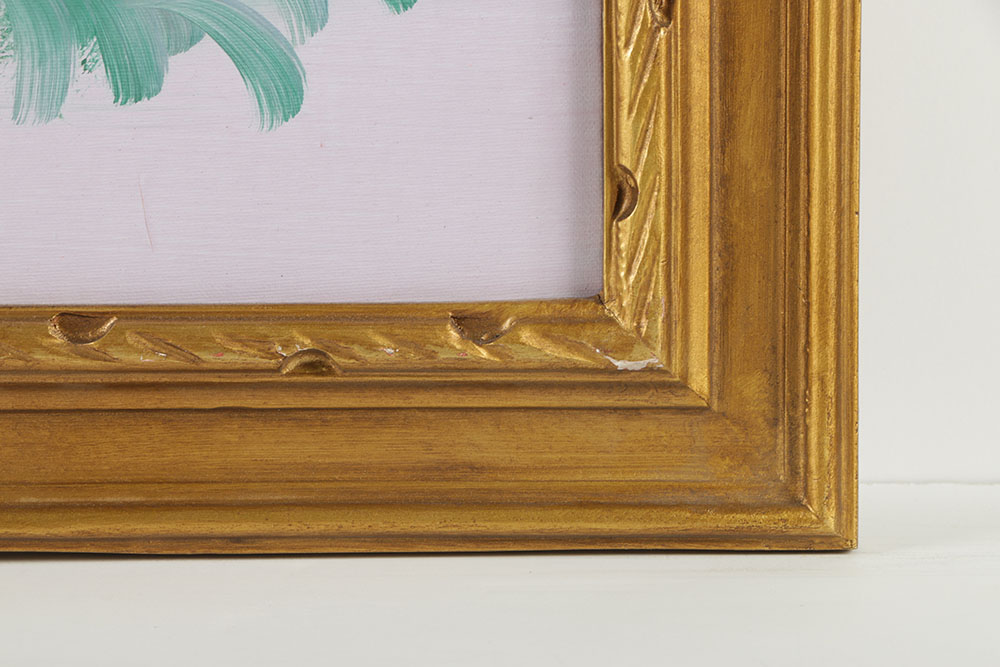 Oil Painting on Canvas of Peacocks