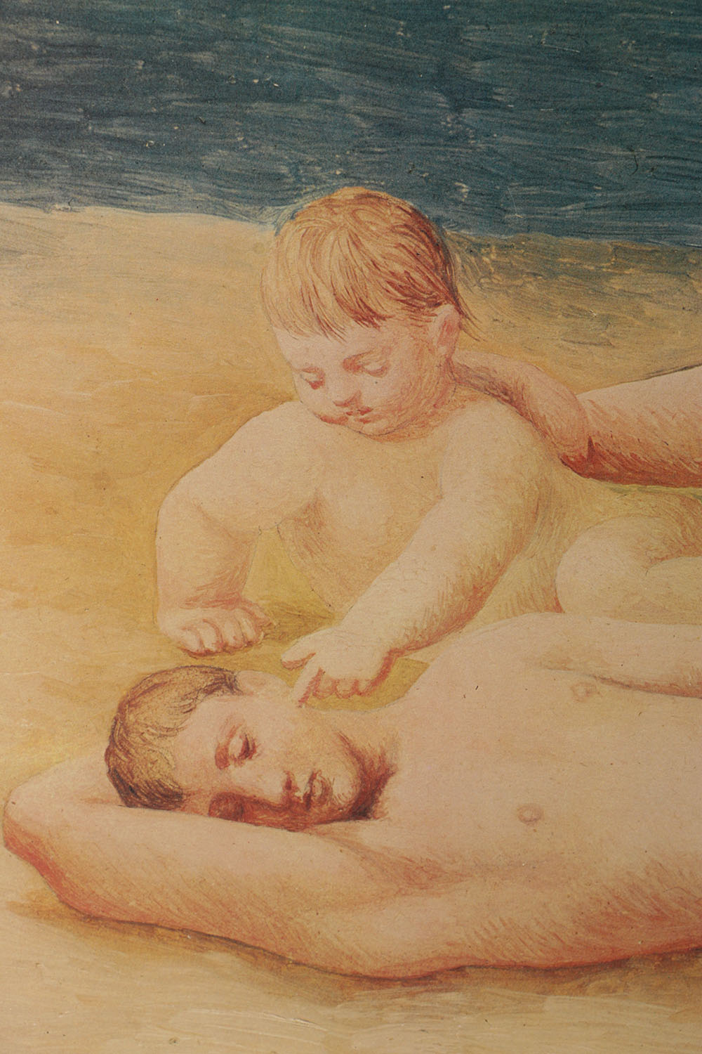 After Picasso Limited Edition Offset Lithograph "Famille au bord de la mer"