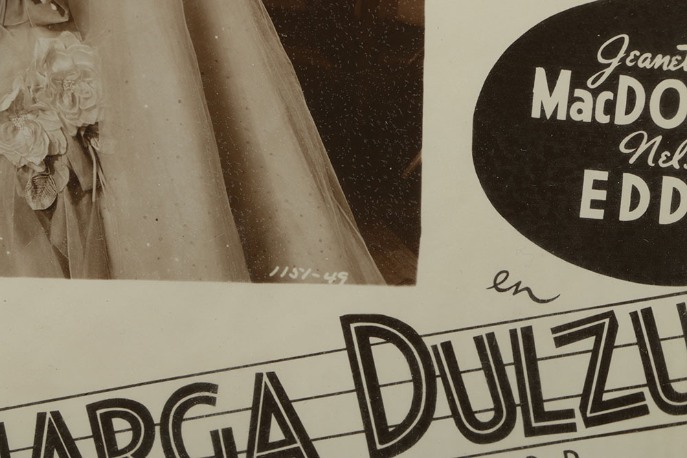 Photograph Print on Paper Advertisement for "Bittersweet (1940)"