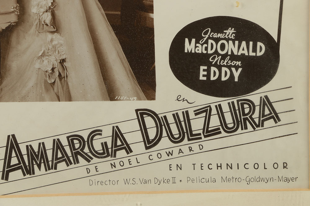 Photograph Print on Paper Advertisement for "Bittersweet (1940)"