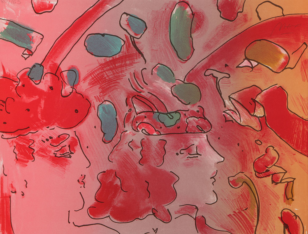 Peter Max Limited Edition Lithograph on paper "Reflections II"