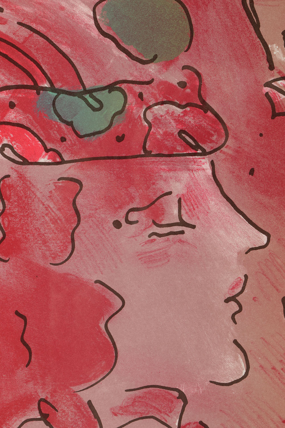 Peter Max Limited Edition Lithograph on paper "Reflections II"