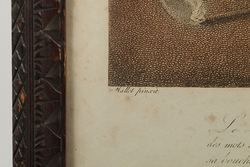 P. J. Simon Engraving on Paper "La communion D' Attala" After