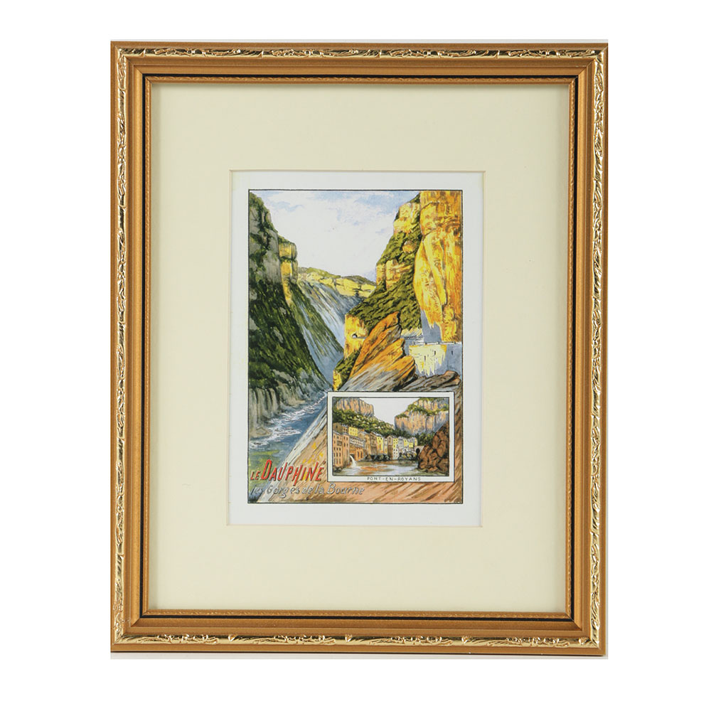 After F. Hugo d'Alesi Offset Lithograph of French Travel Poster