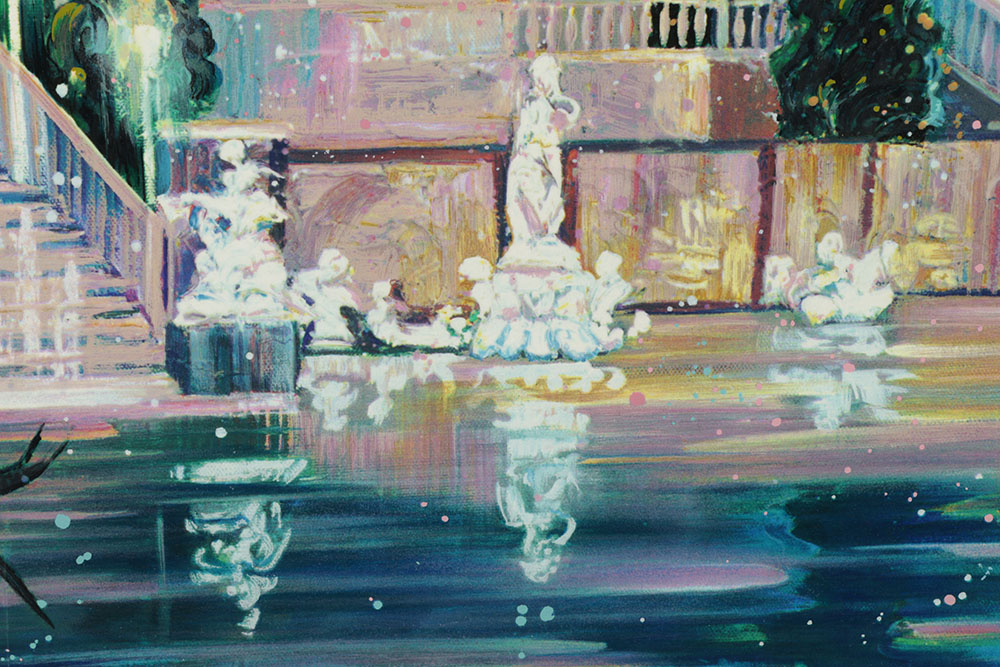 Rebecca Hardin Limited Edition Serigraph on Coventry Rag Paper "Starry Night in San Simeon"