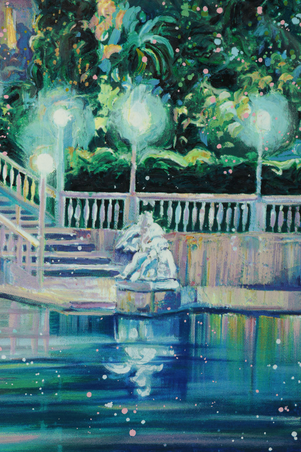 Rebecca Hardin Limited Edition Serigraph on Coventry Rag Paper "Starry Night in San Simeon"