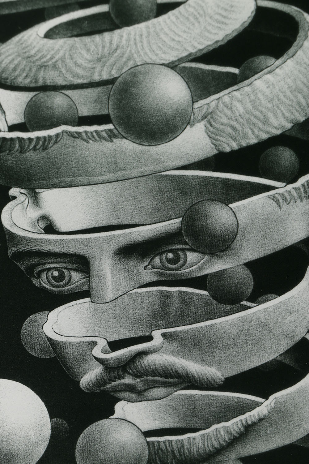 After M.C. Escher Offset Lithograph on Paper "Bond of Union"