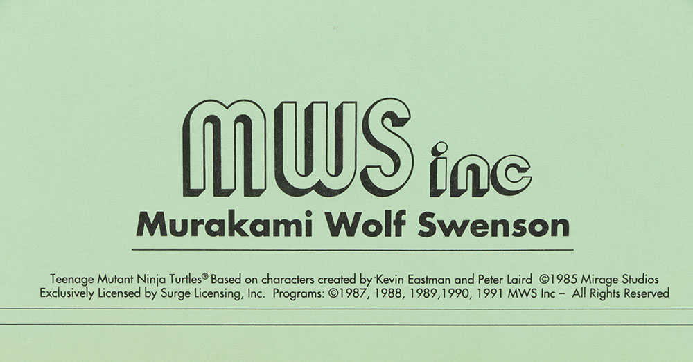 Collection of Teenage Mutant Ninja Turtles Animation Sericels