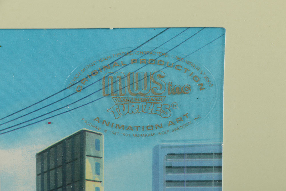 Collection of Teenage Mutant Ninja Turtles Production Cells