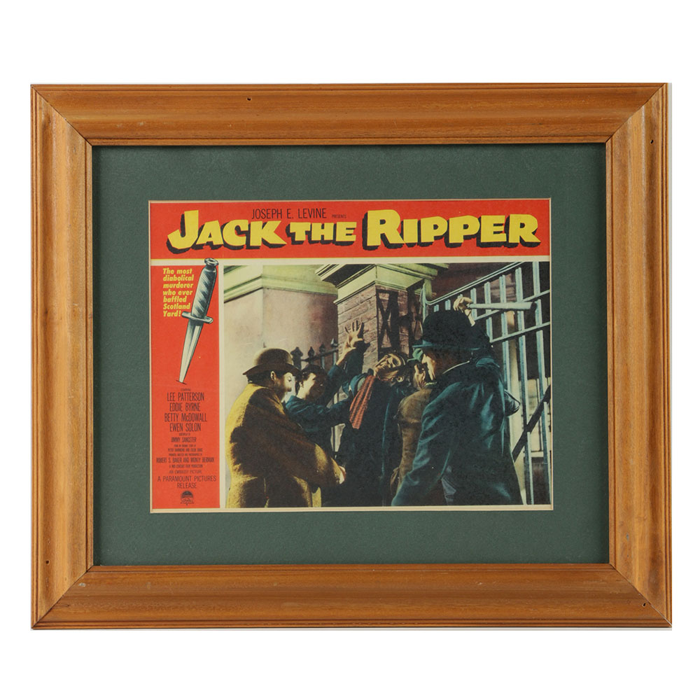 Print Notice for the "Jack the Ripper" Film