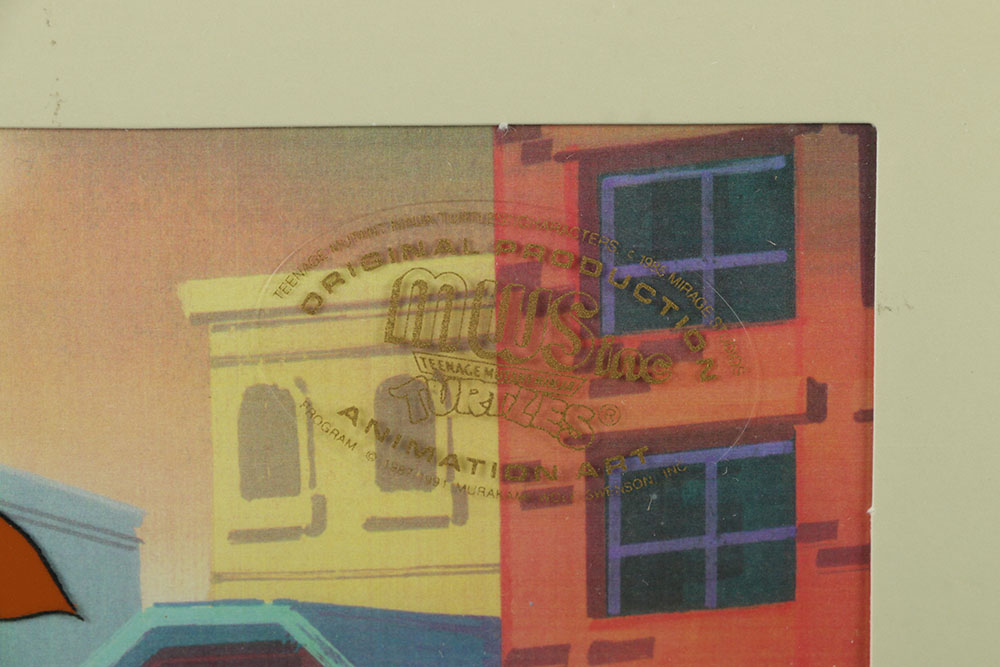 Collection of Teenage Mutant Ninja Turtles Production Cells