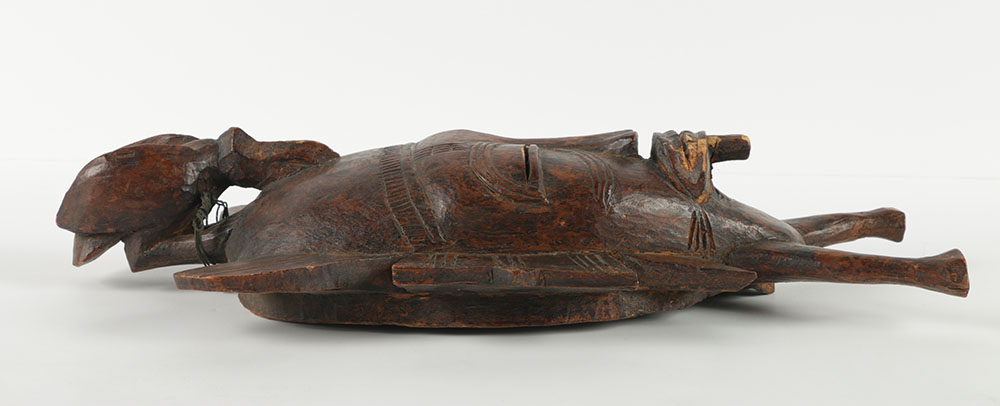 Senufo Style Carved Wooden Kpelie Mask