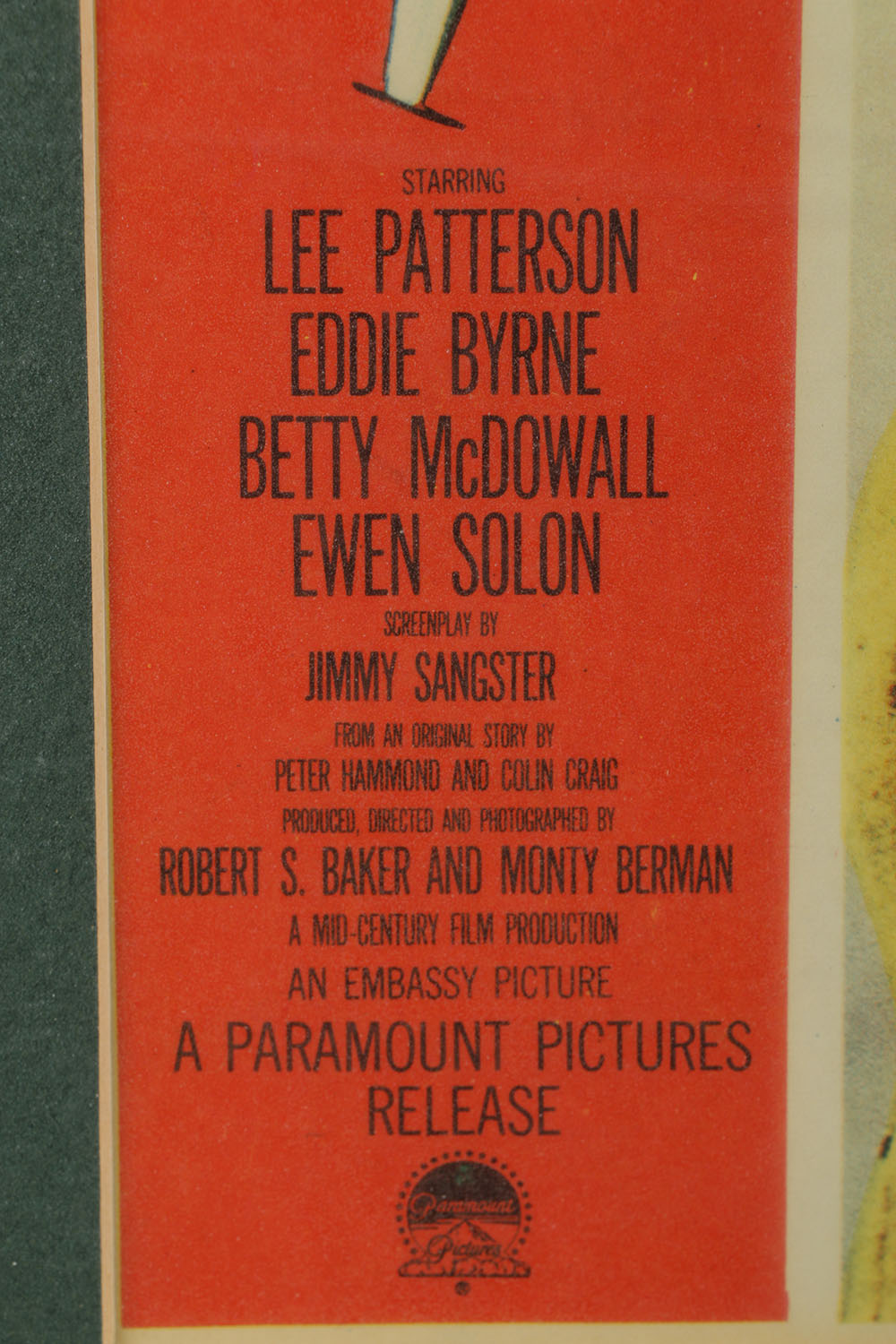 Print Notice for the "Jack the Ripper" Film