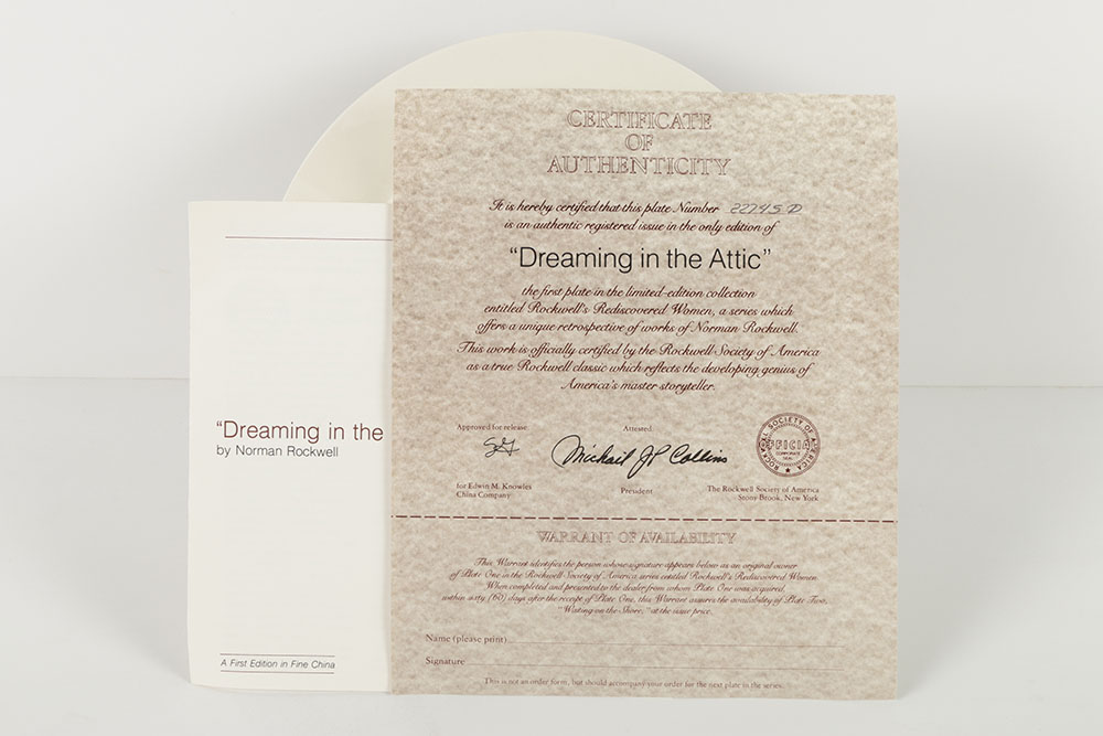 Collection of Various Edwin M. Knowles China Plates