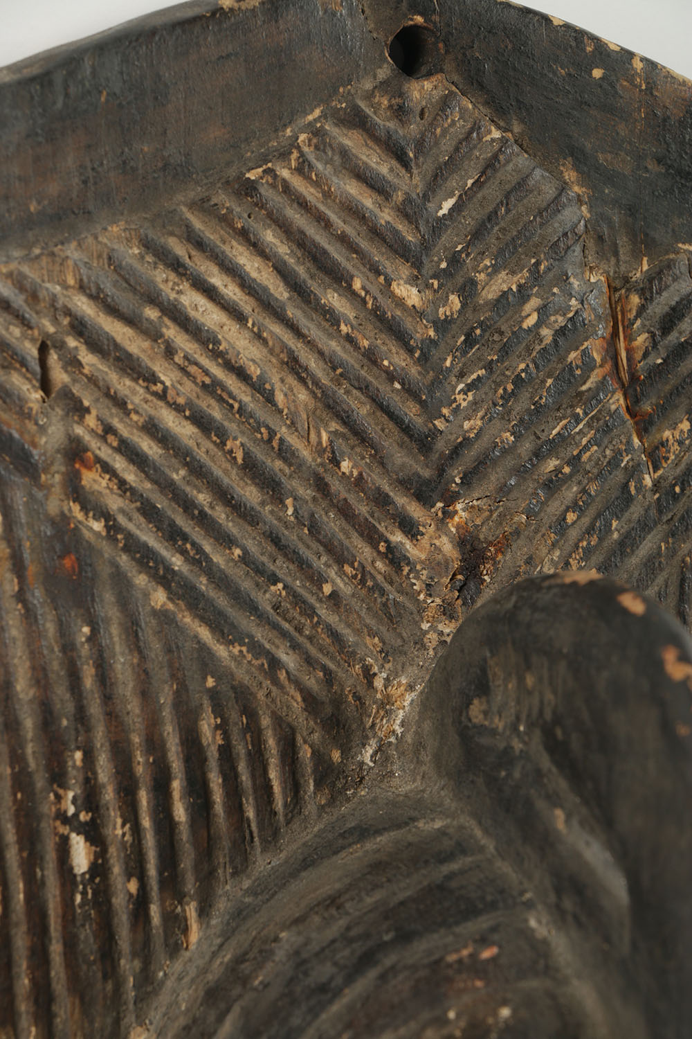 Carved Wooden Sculpture in Style of Songye Kifwebe Mask