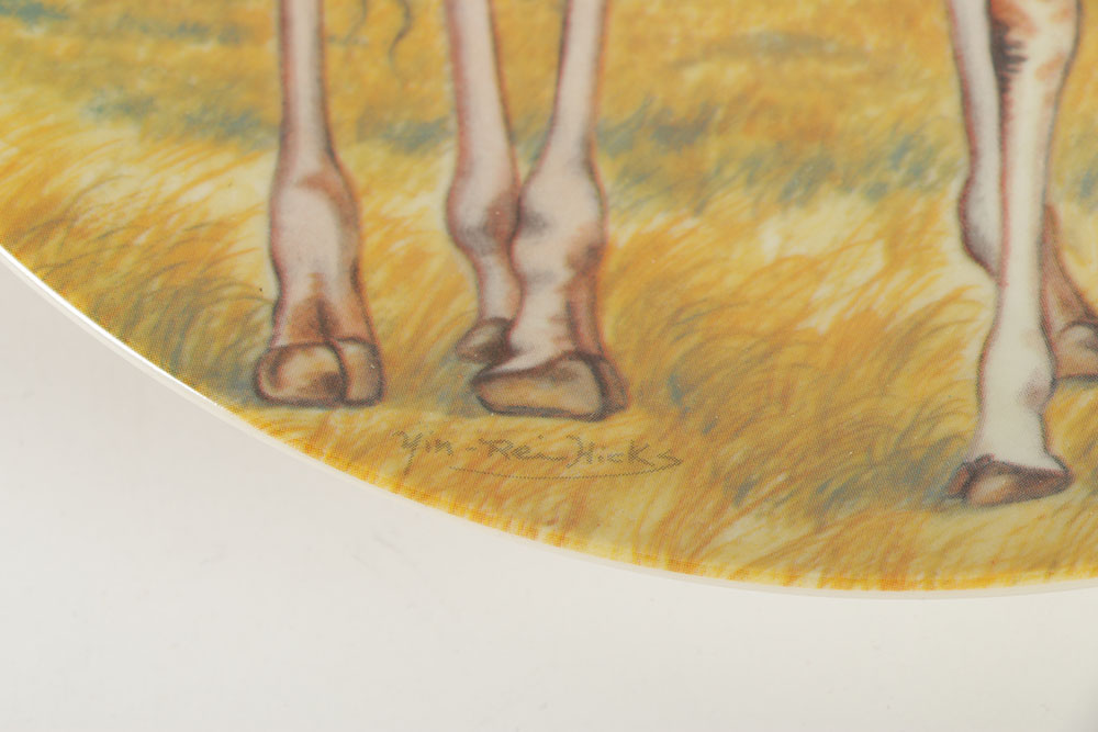 Collection of Various Edwin M. Knowles China Plates