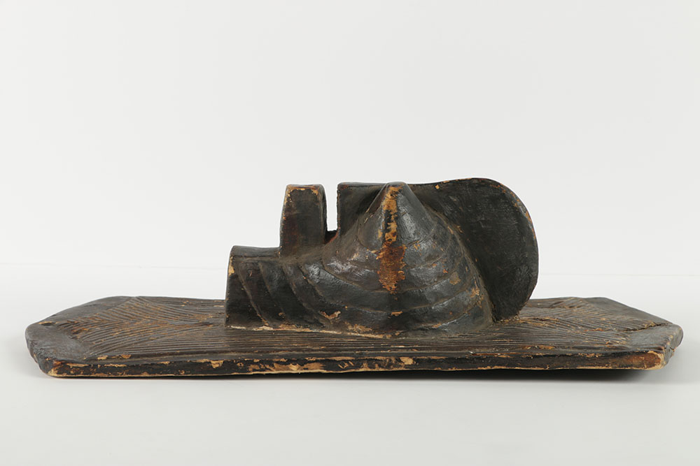 Carved Wooden Sculpture in Style of Songye Kifwebe Mask