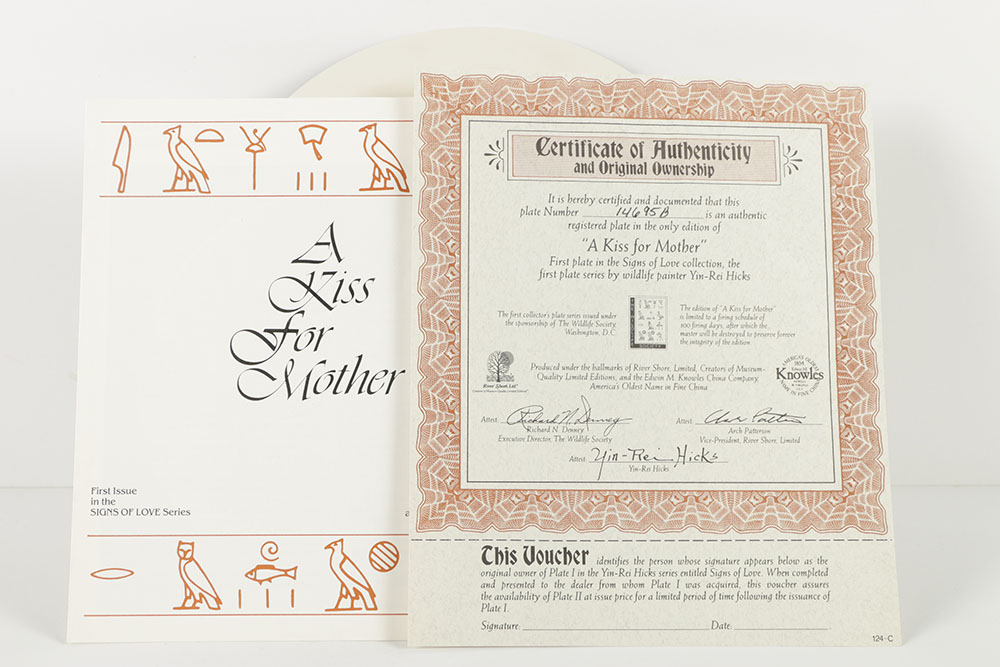 Collection of Various Edwin M. Knowles China Plates