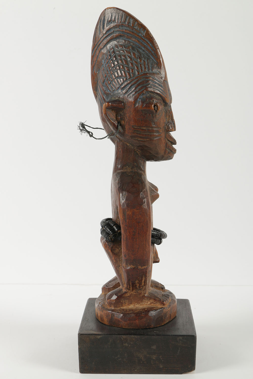 Carved Wooden Figure in Style of Yoruba Twin Figure