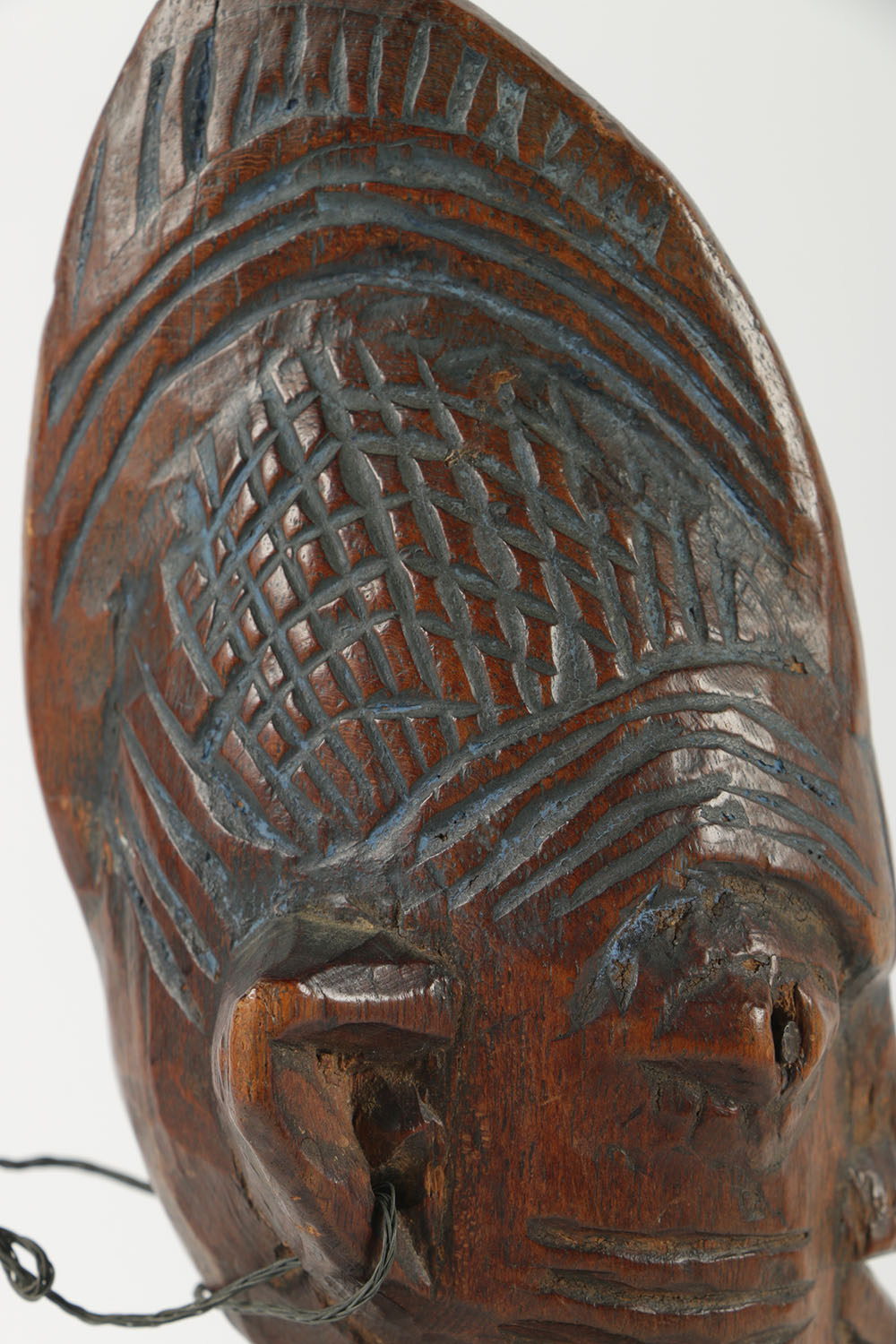 Carved Wooden Figure in Style of Yoruba Twin Figure