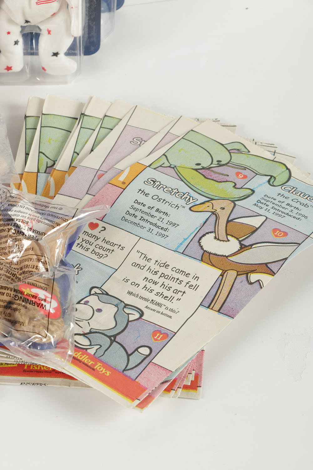 Collection of McDonald's Teenie Beanie Babies