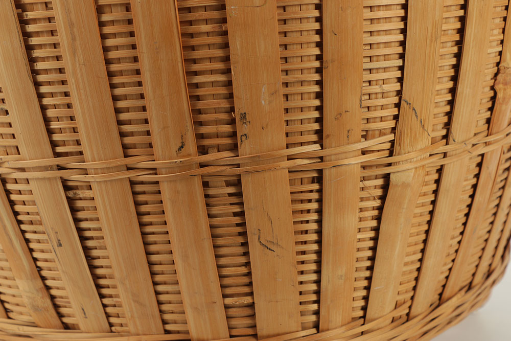 Large Wicker Rounded Basket