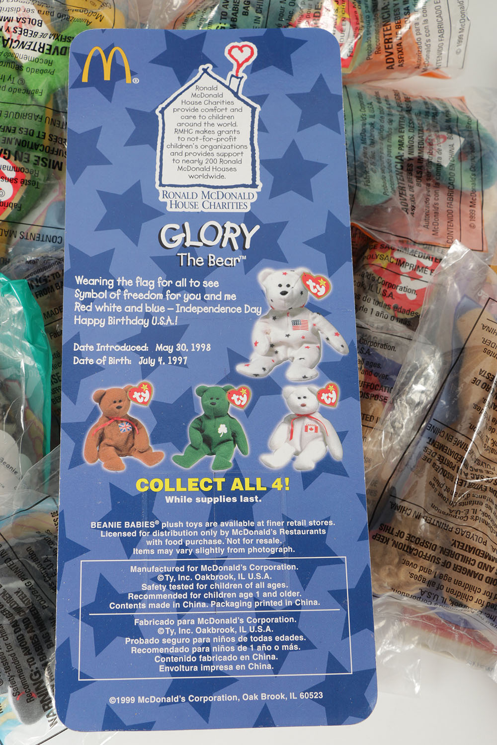 Collection of McDonald's Teenie Beanie Babies