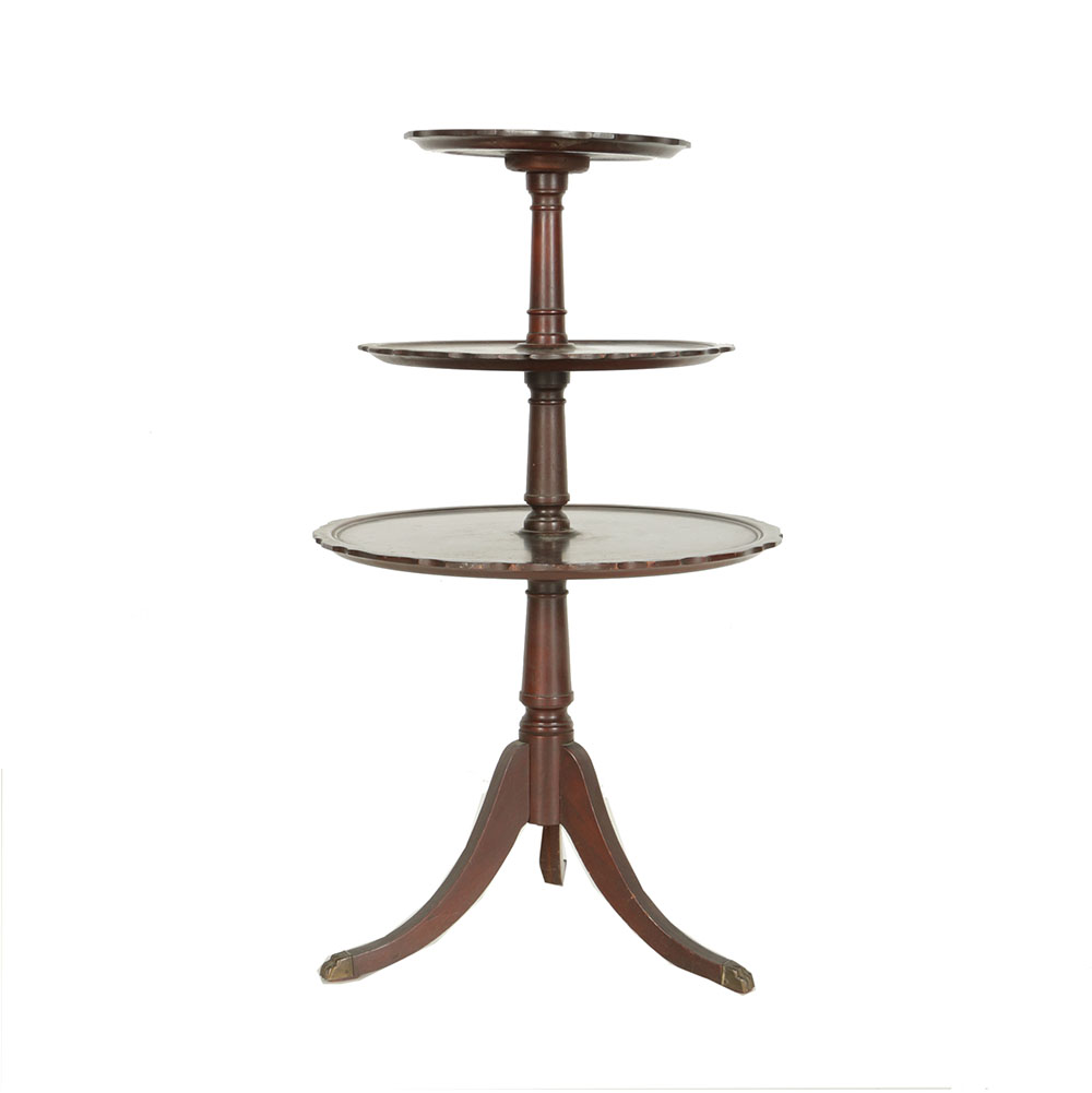 Vintage Three-Tier Dumbwaiter by Mersman