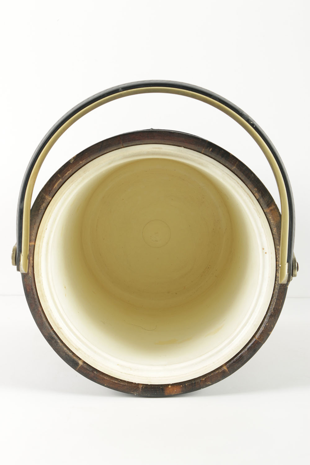 Barrel-Shaped Ice Bucket with British Royal Coat of Arms