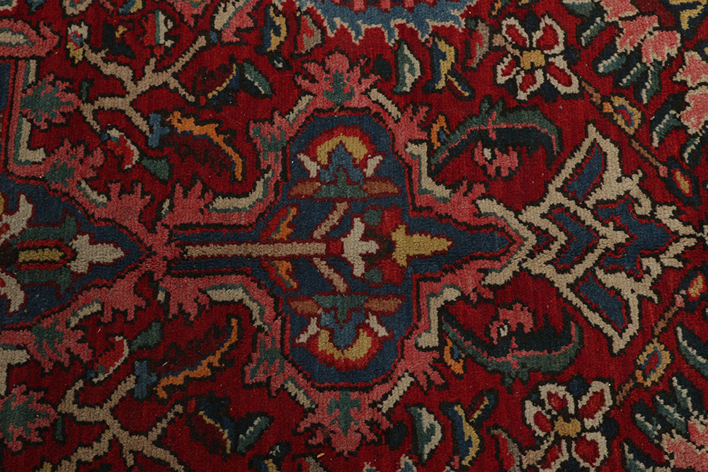 Hand-Knotted Bakhtiari Wool Area Rug