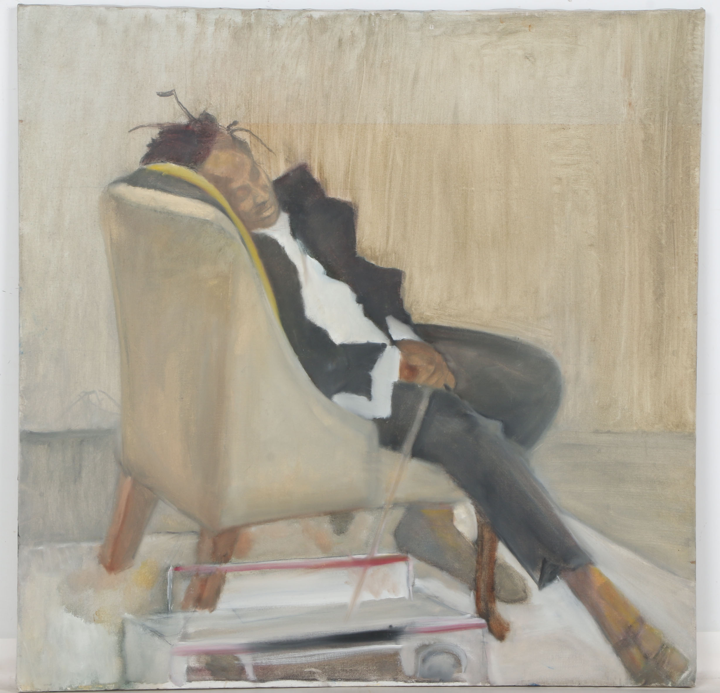 Oil Painting on Canvas of Figure Study