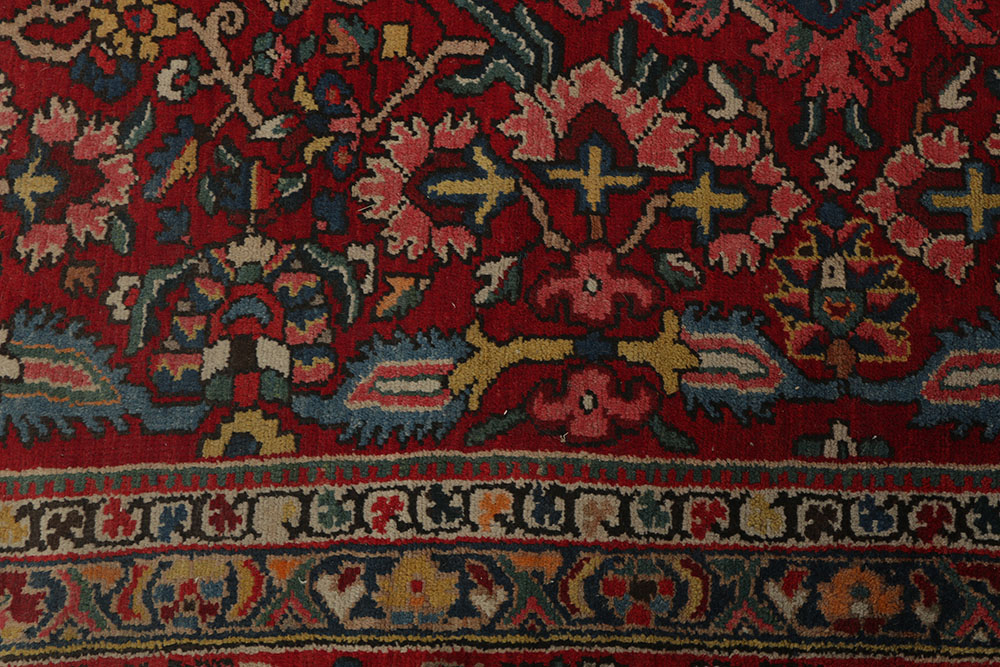 Hand-Knotted Bakhtiari Wool Area Rug