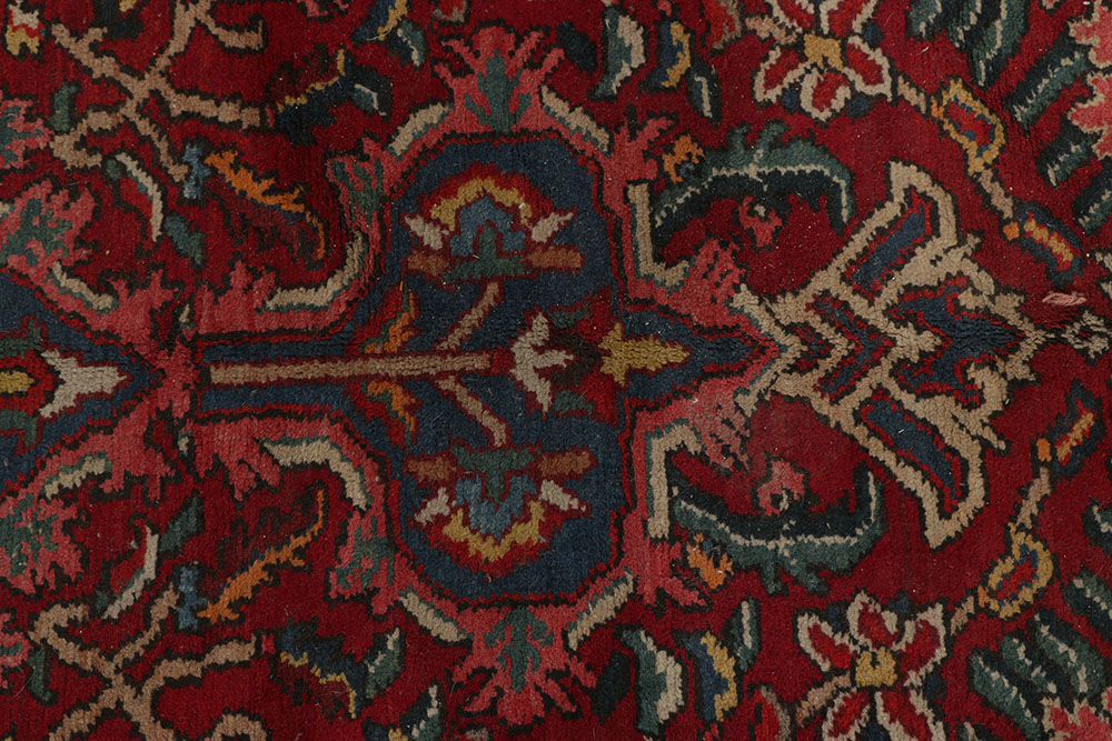 Hand-Knotted Bakhtiari Wool Area Rug