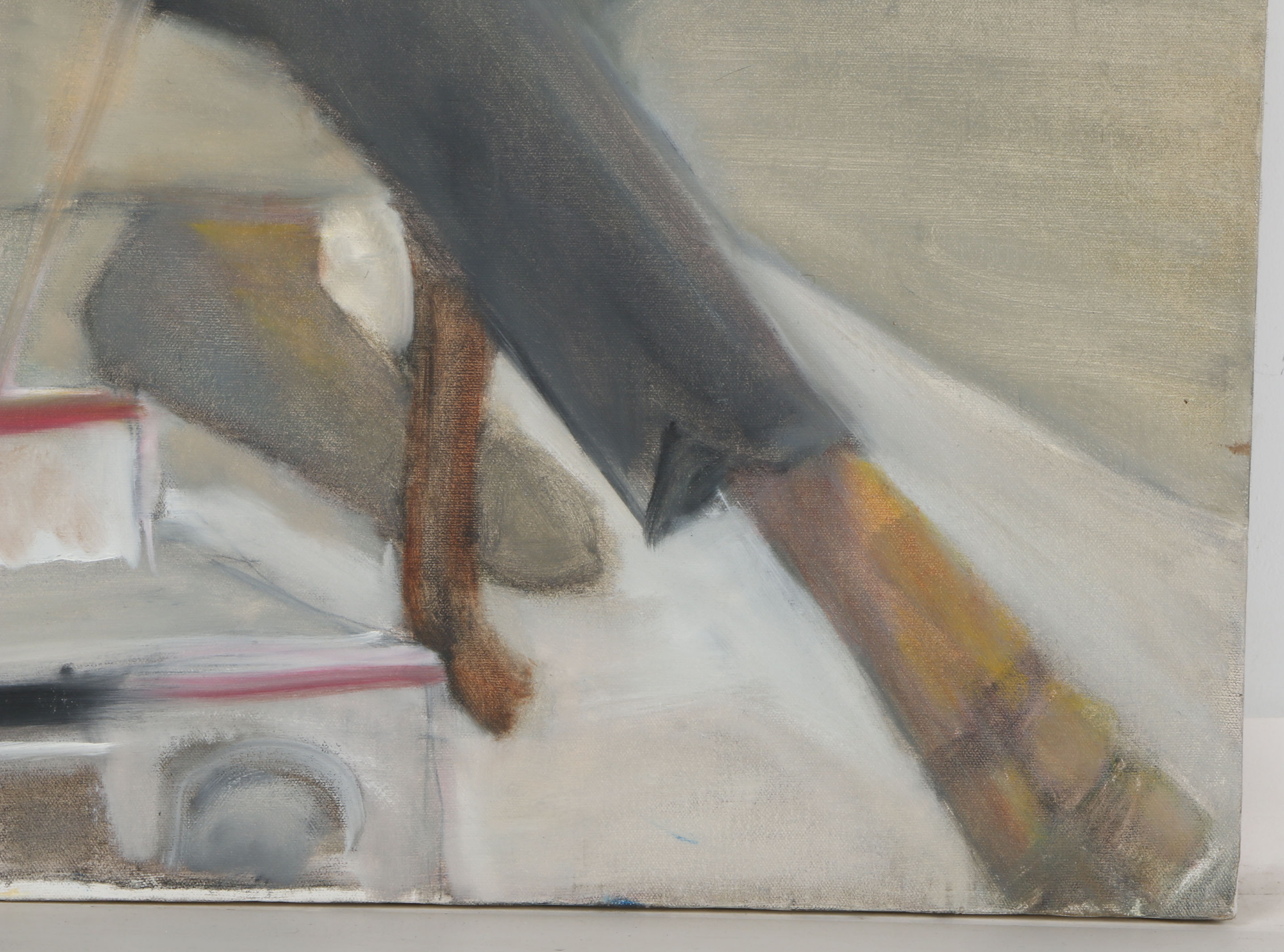 Oil Painting on Canvas of Figure Study