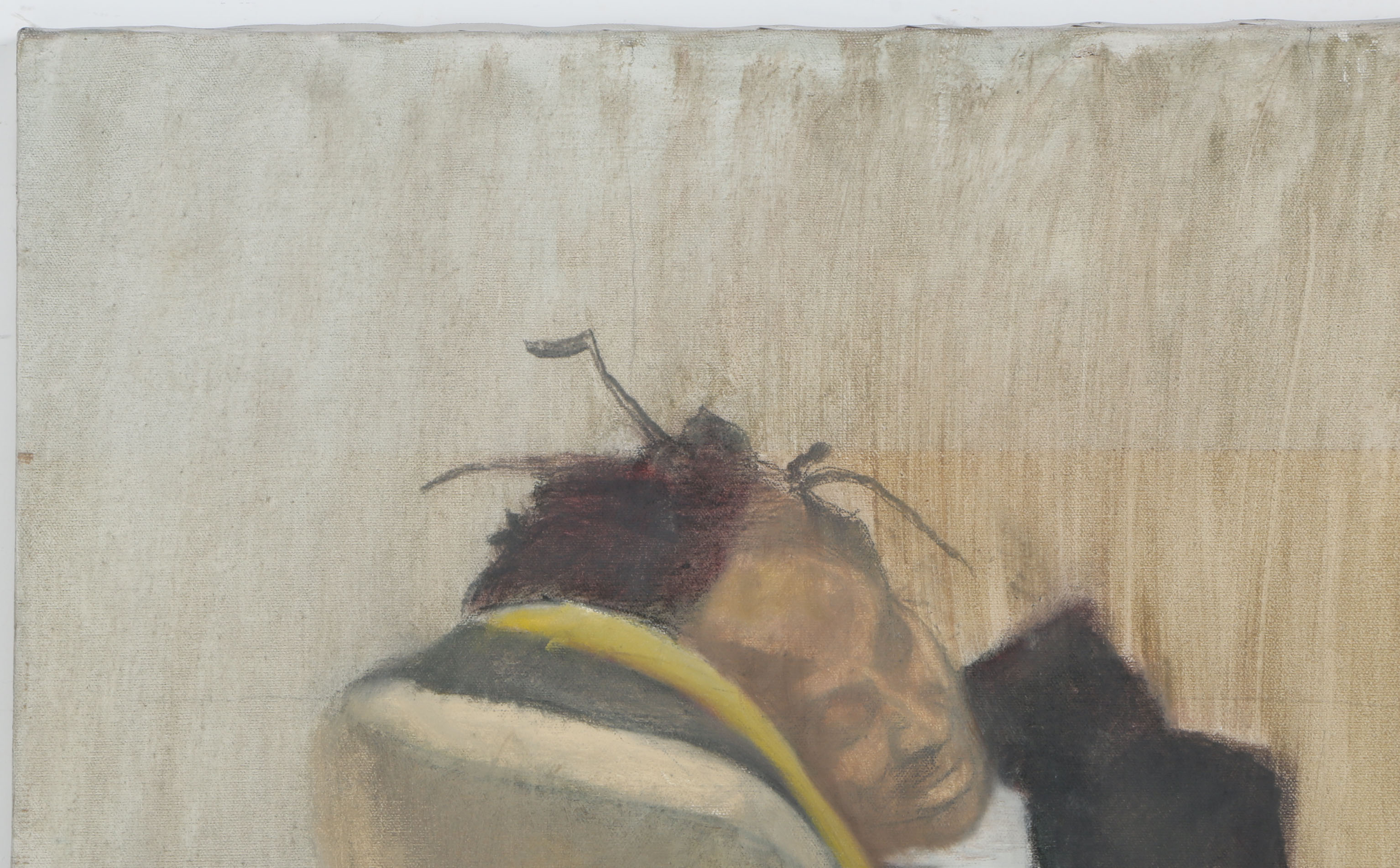 Oil Painting on Canvas of Figure Study